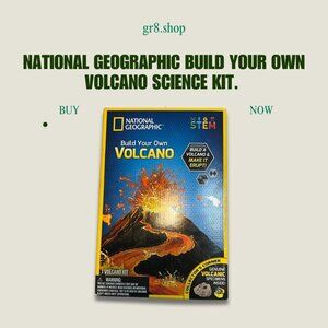National Geographic Build Your Own Volcano Science Kit - STEM Activity Ages 8+
